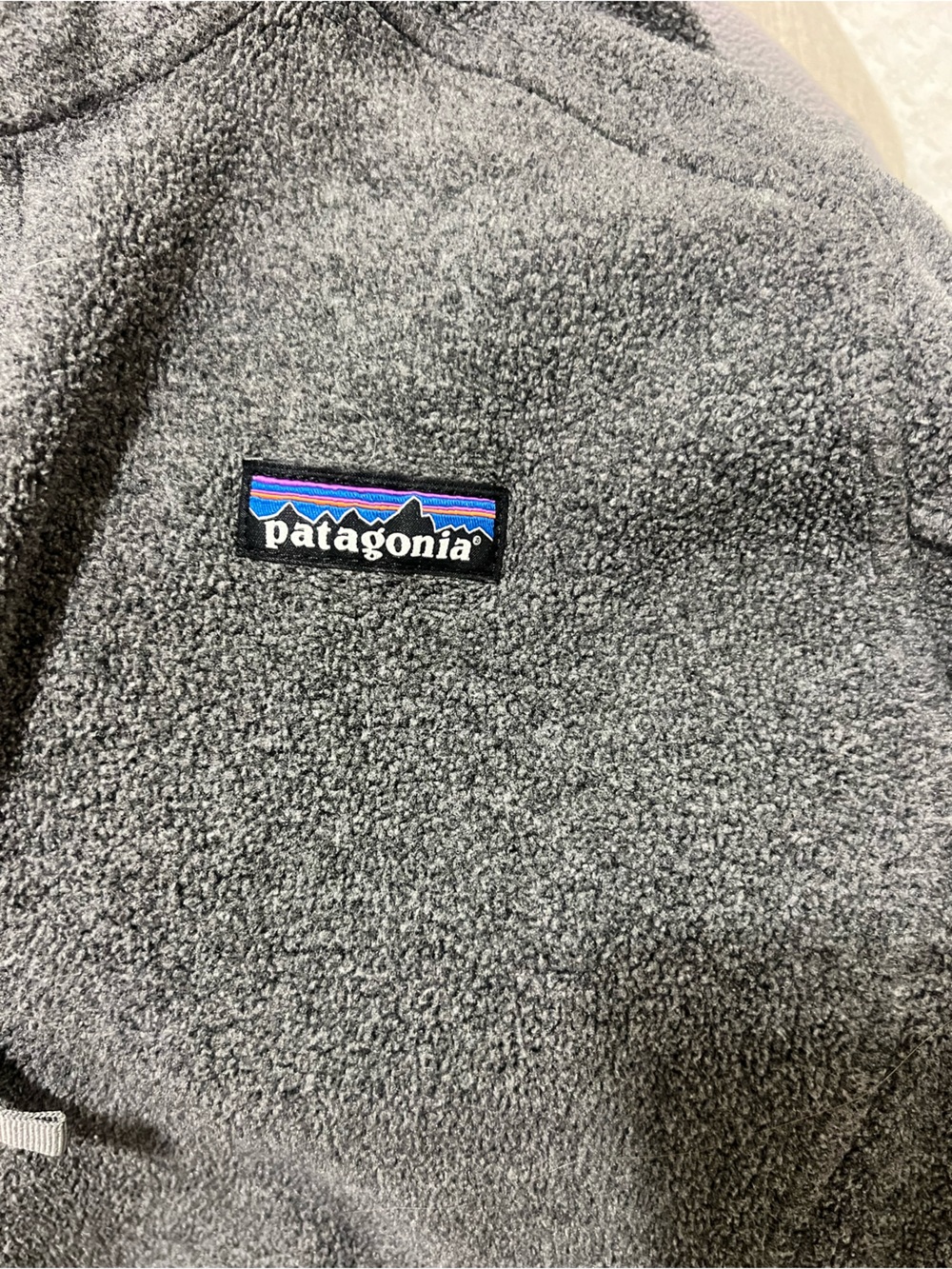 Patagonia Women’s Synchilla Charcoal Gray Zip-Up Fleece